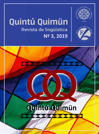 Portada del numero 3 de Quintú Quimún