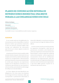 Planes de comunicación interna de retribuciones indirectas, una breve mirada a las organizaciones en Chile