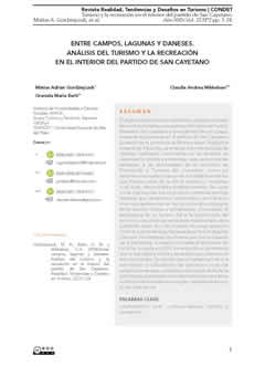 Entre campos, lagunas y daneses. Análisis del turismo y la recreación en el interior del partido de San Cayetano