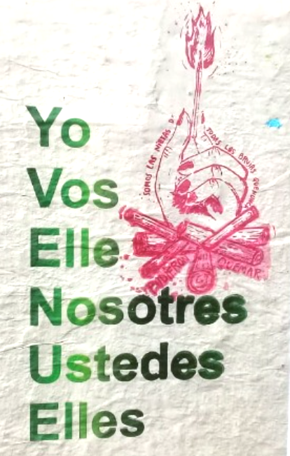 Yo, Vos, Elle, Nosotres, Ustedes, Elles